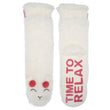 Calcetines forrados Mujer Sherpa Lama Marfil
