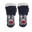Chaussettes fourrées Garçon Noël Marine 1/8 ans