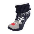 Chaussettes fourrées enfant Noël Marine 1/8 ans