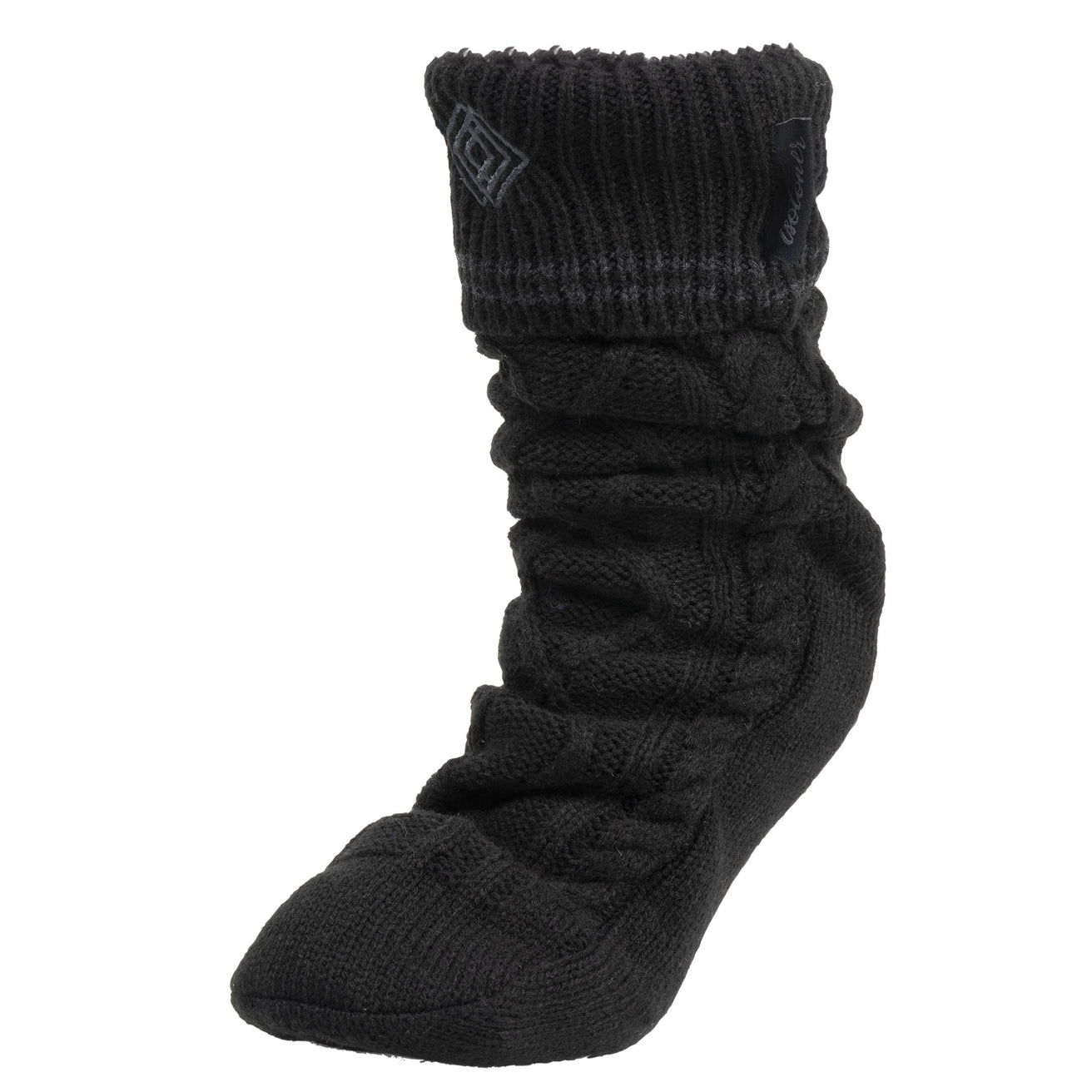 Chaussettes fourrées Homme Noir
