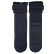 Chaussettes fourrées Homme maille Marine chiné