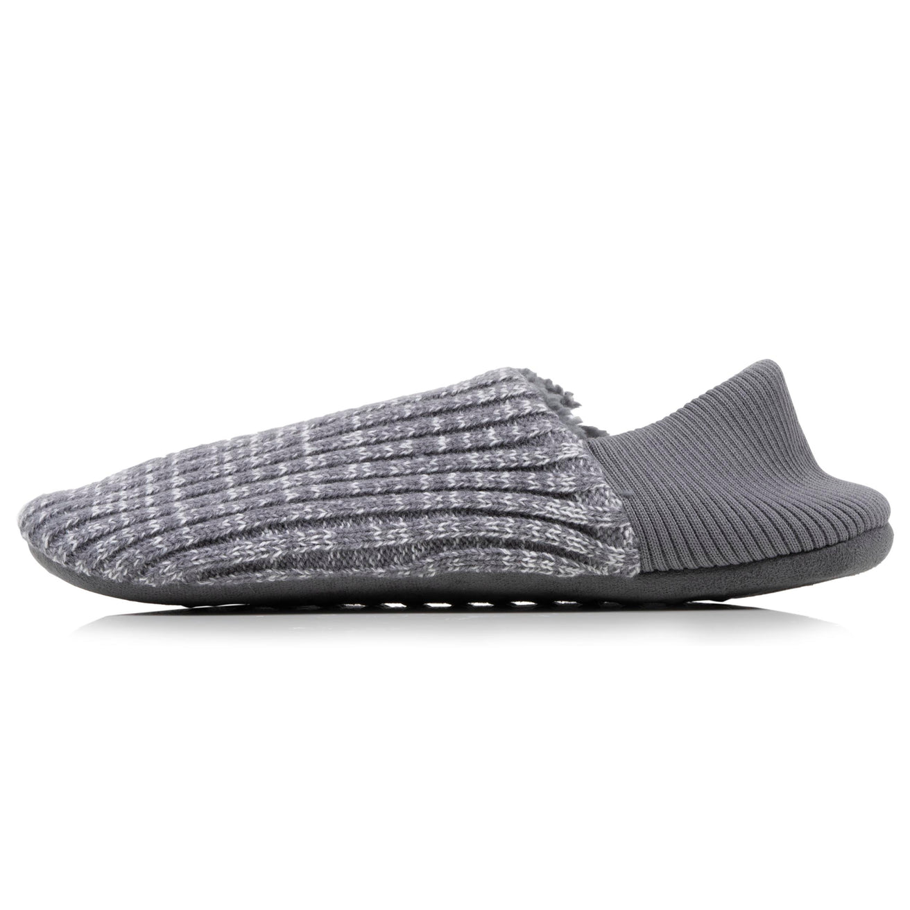 Chaussettes-slippers Homme maille Gris chiné