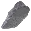 Chaussettes-slippers Homme maille Gris chiné
