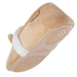 Chaussons slippers Femme 3D microvelours Beige