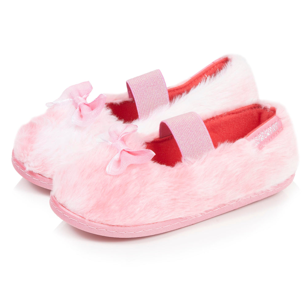 Chaussons Ballerines Enfant Rose - Isotoner