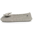 Chaussons Ballerines Femme Grand Nœud Kaki
