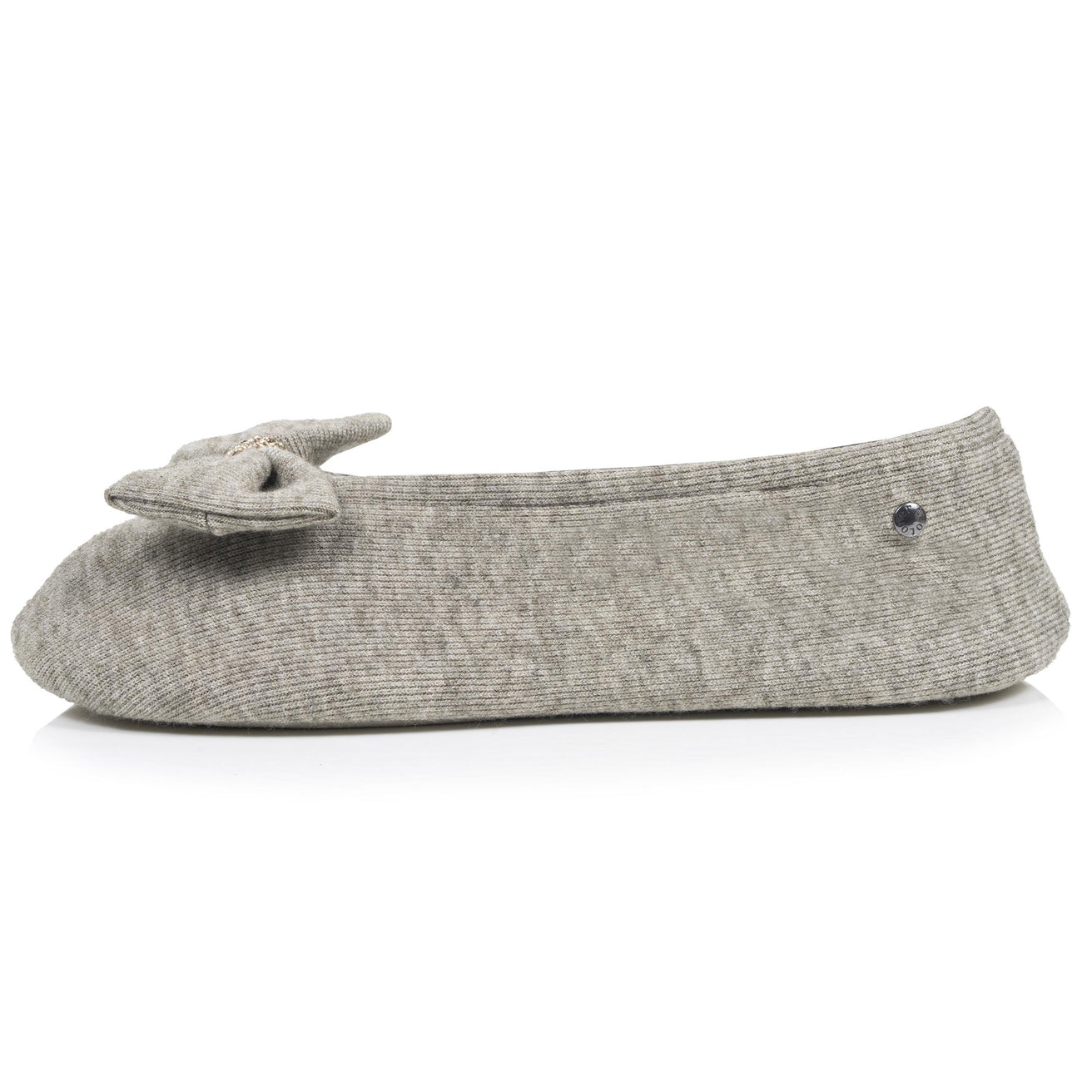Chaussons Ballerines Femme Grand Nœud Kaki