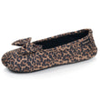 Zapatillas de casa Bailarinas Mujer Leopardo oscuro
