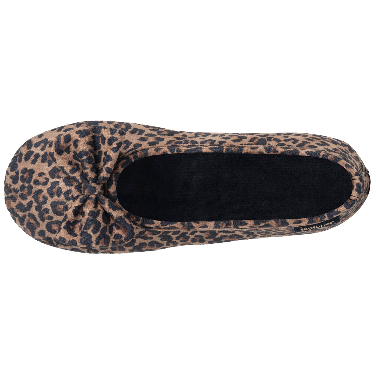 Zapatillas de casa Bailarinas Mujer Leopardo oscuro