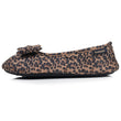 Zapatillas de casa Bailarinas Mujer Leopardo oscuro