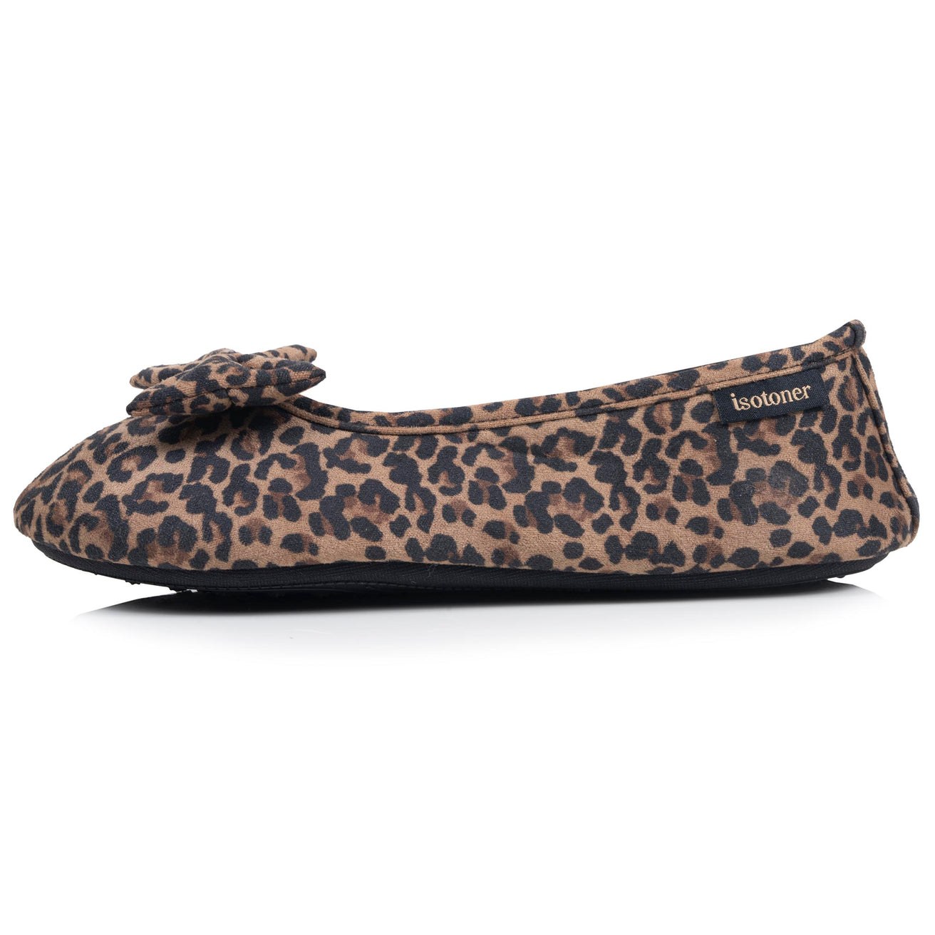 Zapatillas de casa Bailarinas Mujer Leopardo oscuro