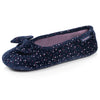 Chaussons-Ballerines-Femme-Marine-pois-Isotoner-90361_AFU_1