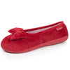 Chaussons-Ballerines-Femme-Noeud-Rouge-Isotoner-90362_ABR_1