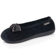 Zapatillas de casa Bailarinas Mujer Negro cadena