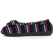 Zapatillas de casa Bailarinas Mujer Rayas pato