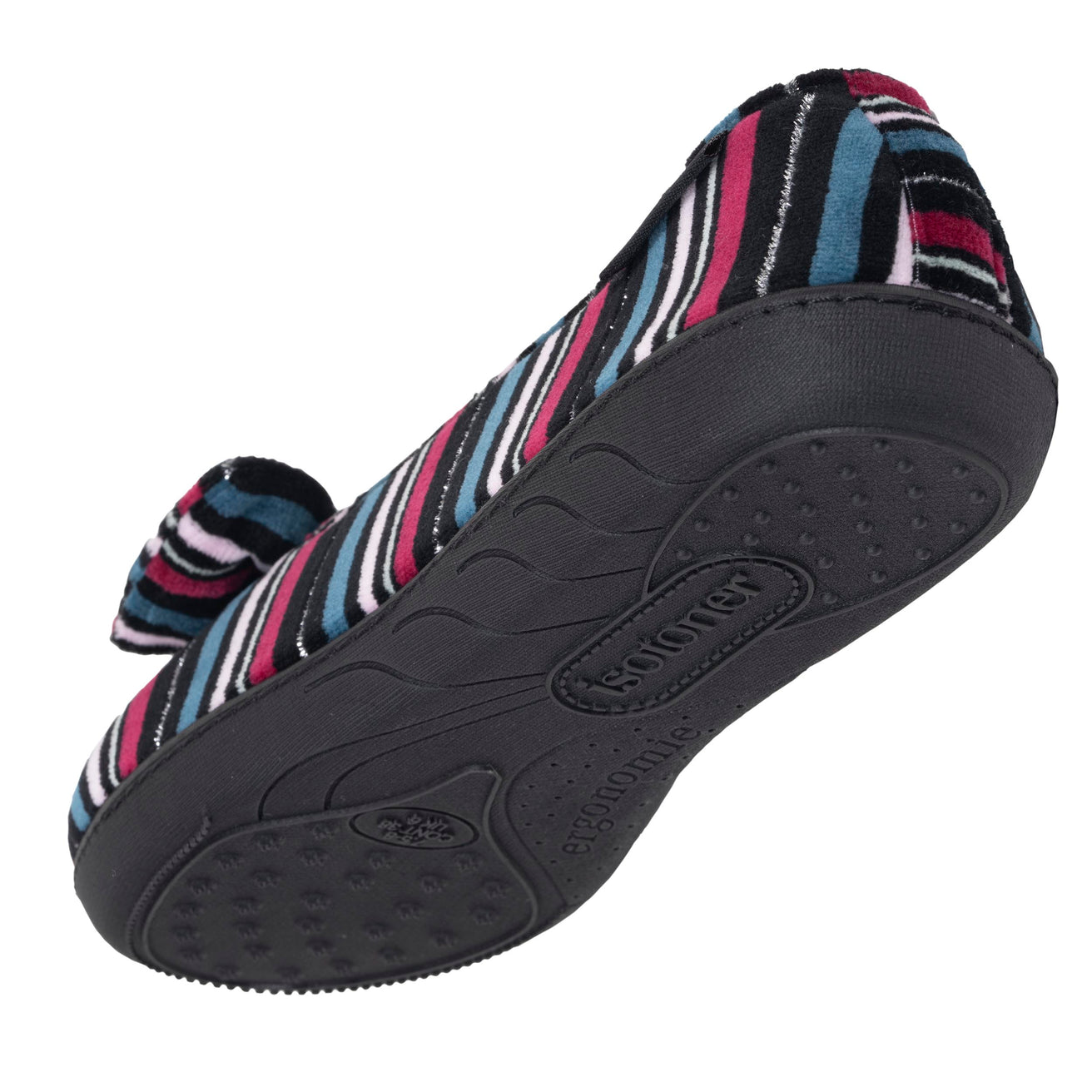 Zapatillas de casa Bailarinas Mujer Rayas pato