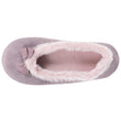 Zapatillas de casa Bailarinas Mujer Terciopelo Topo