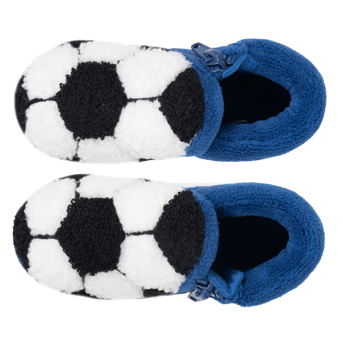 Chaussons Bottillons zip Bébé Bleu