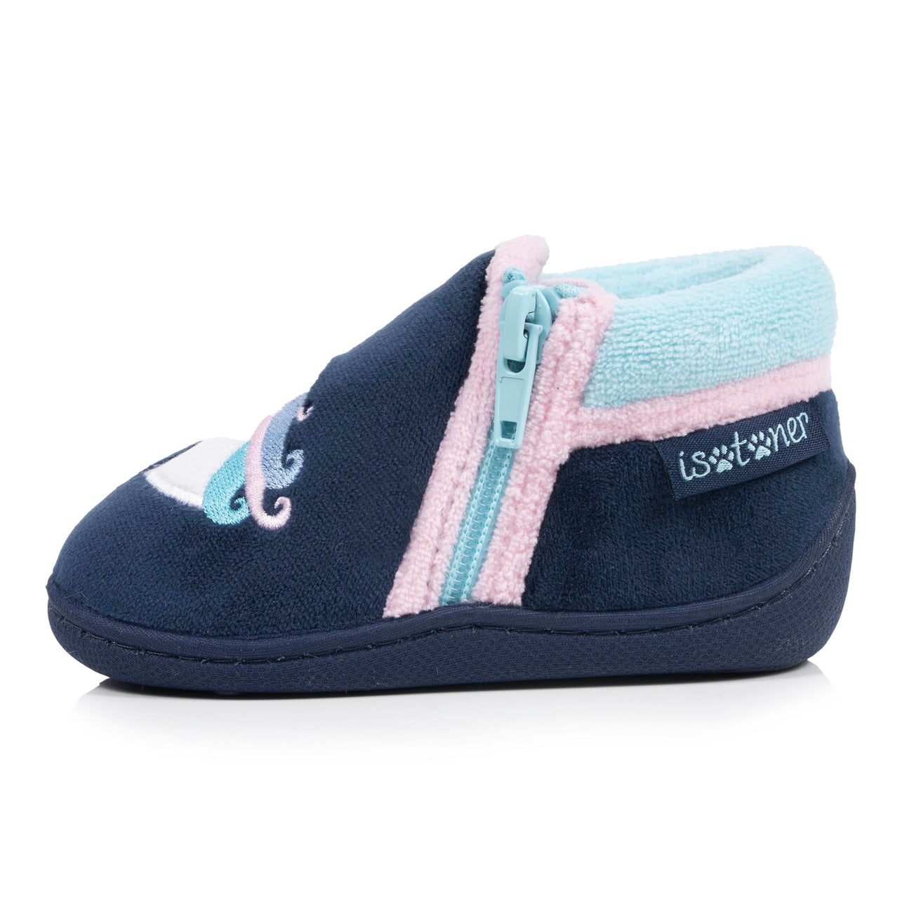 Chaussons Bottillons zip Bébé Marine
