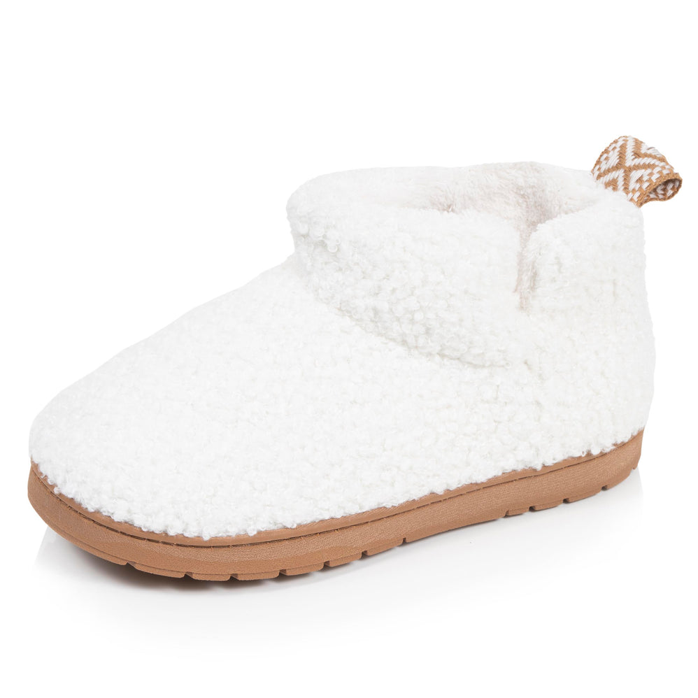 Chaussons Bottillons Enfant Ivoire sherpa - Isotoner
