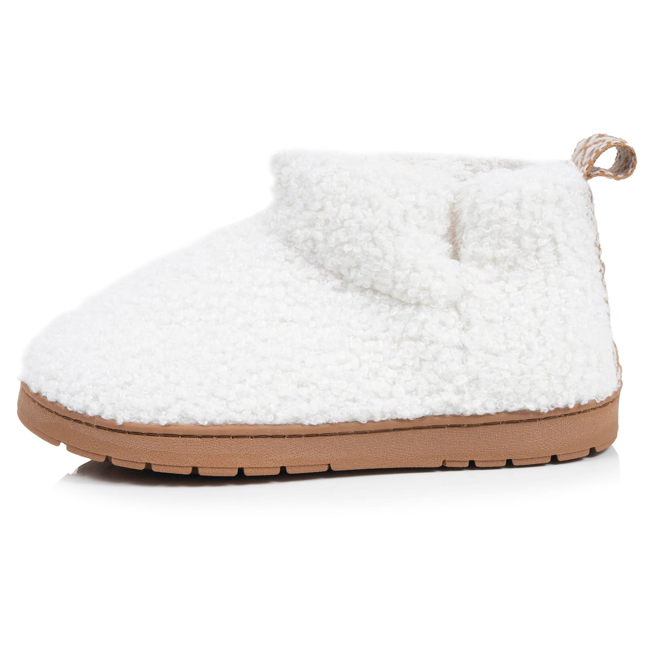 Chaussons Bottillons Enfant Ivoire sherpa