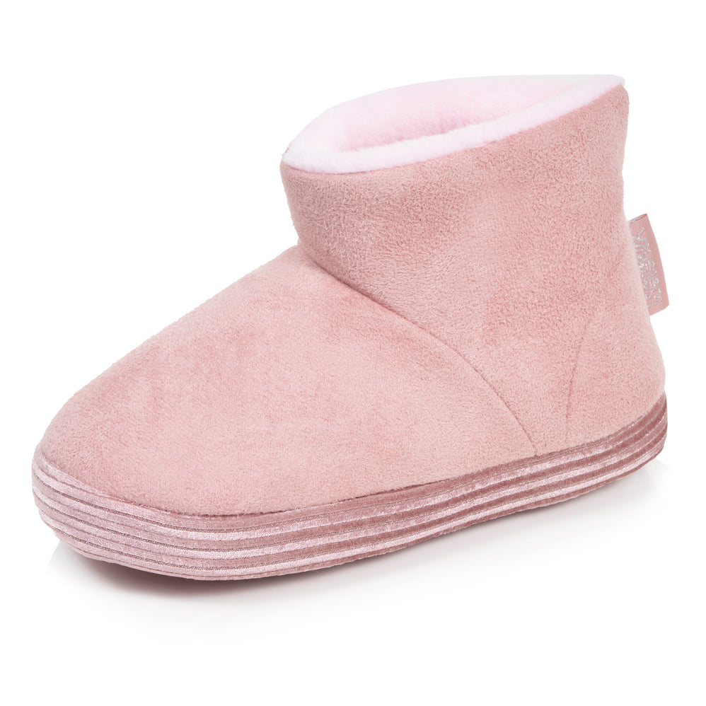 Zapatillas de casa Botines Niños ante Rosa - Isotoner