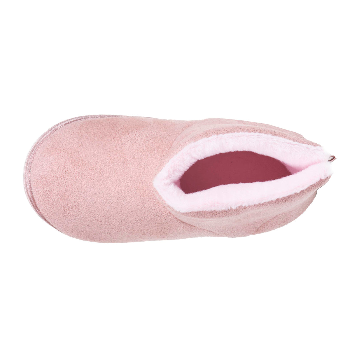 Chaussons Bottillons Enfant suédine Rose