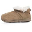 Zapatillas de casa botines cuero Mujer Camel