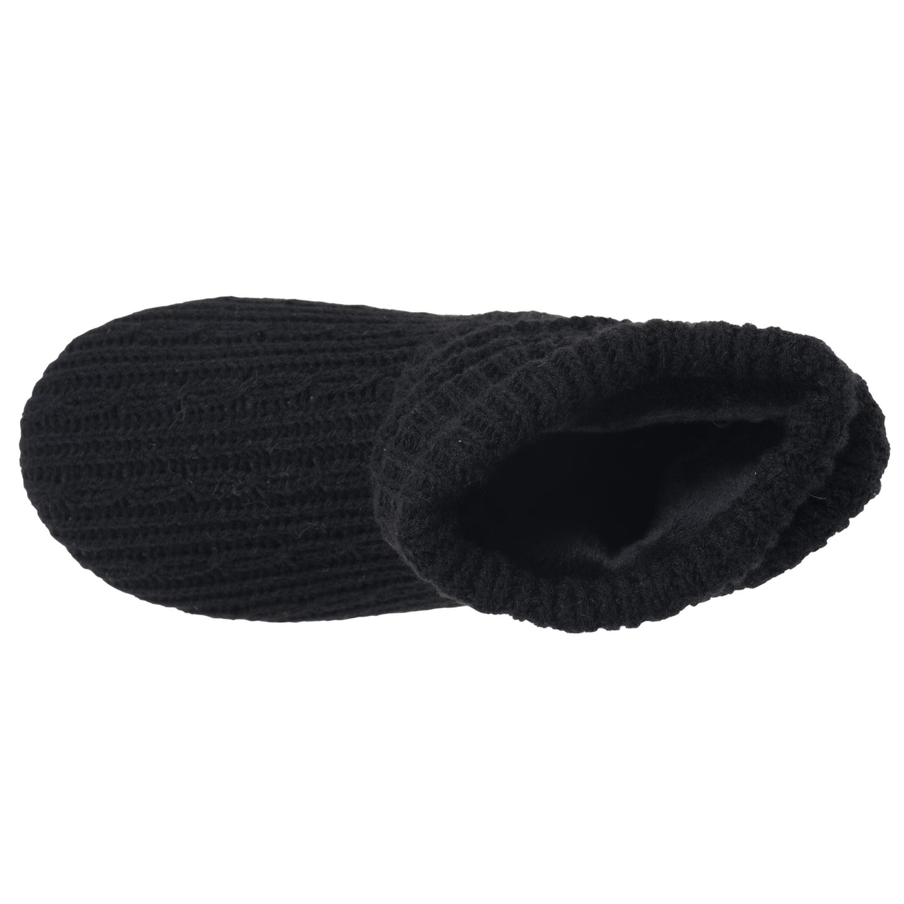 Chaussons Bottillons Tricot Femme Noir