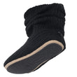 Chaussons Bottillons Tricot Femme Noir