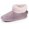 Chaussons-Bottillons-Femme-microvelours-Taupe-Isotoner-67727_ABI_1