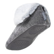 Chaussons Bottillons Femme pailleté Gris foncé