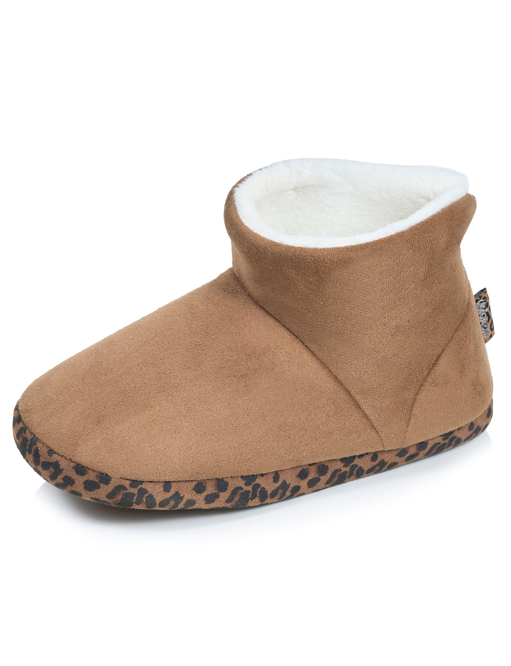 Zapatillas de casa Botines Mujer ante leopardo - Isotoner