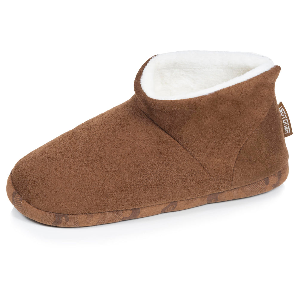 Zapatillas de casa Botines Hombre ante Camel - Isotoner