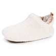 Zapatillas de casa botines bajos Mujer Marfíl