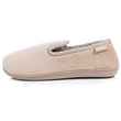 Chaussons Charentaises Femme Beige fourrés
