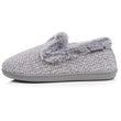 Chaussons Charentaises Femme Relief Gris