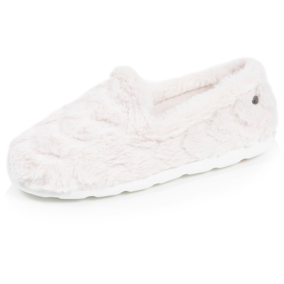 Chaussons Charentaises Femme Ivoire doux - Isotoner