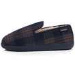 Chaussons Charentaises Homme Tartan Marine