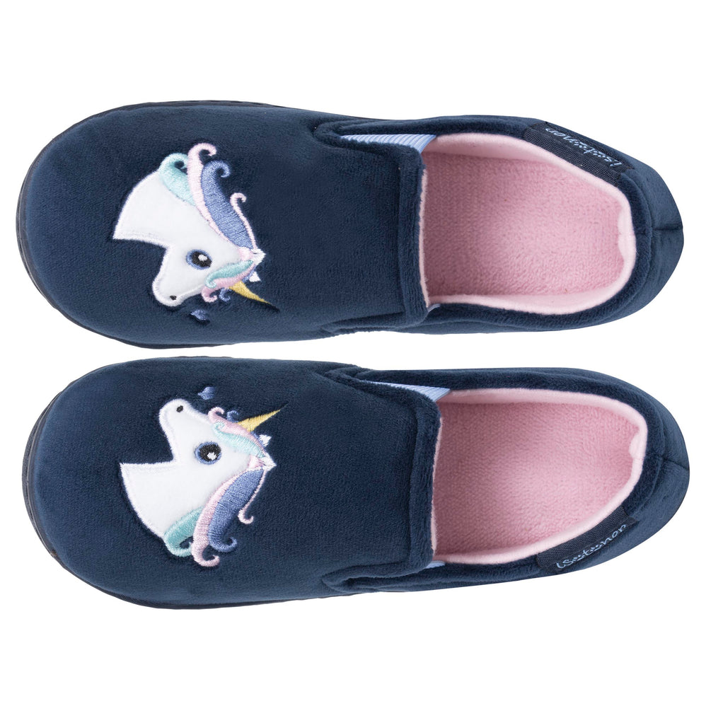 Chaussons Mocassins Enfant Marine - Isotoner