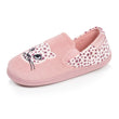 Chaussons Mocassins Enfant Rose Léopard