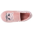Chaussons Mocassins Enfant Rose Léopard