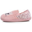 Chaussons Mocassins Enfant Rose Léopard
