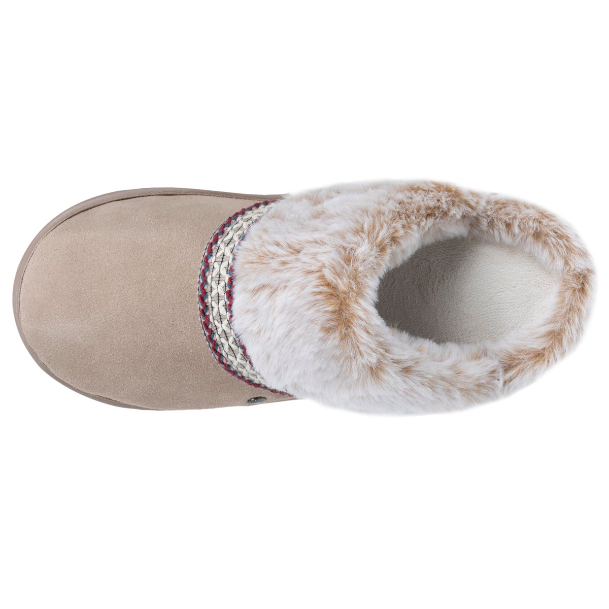 Chaussons Mules Femme BLOUP Beige liseré