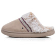 Chaussons Mules Femme BLOUP Beige liseré
