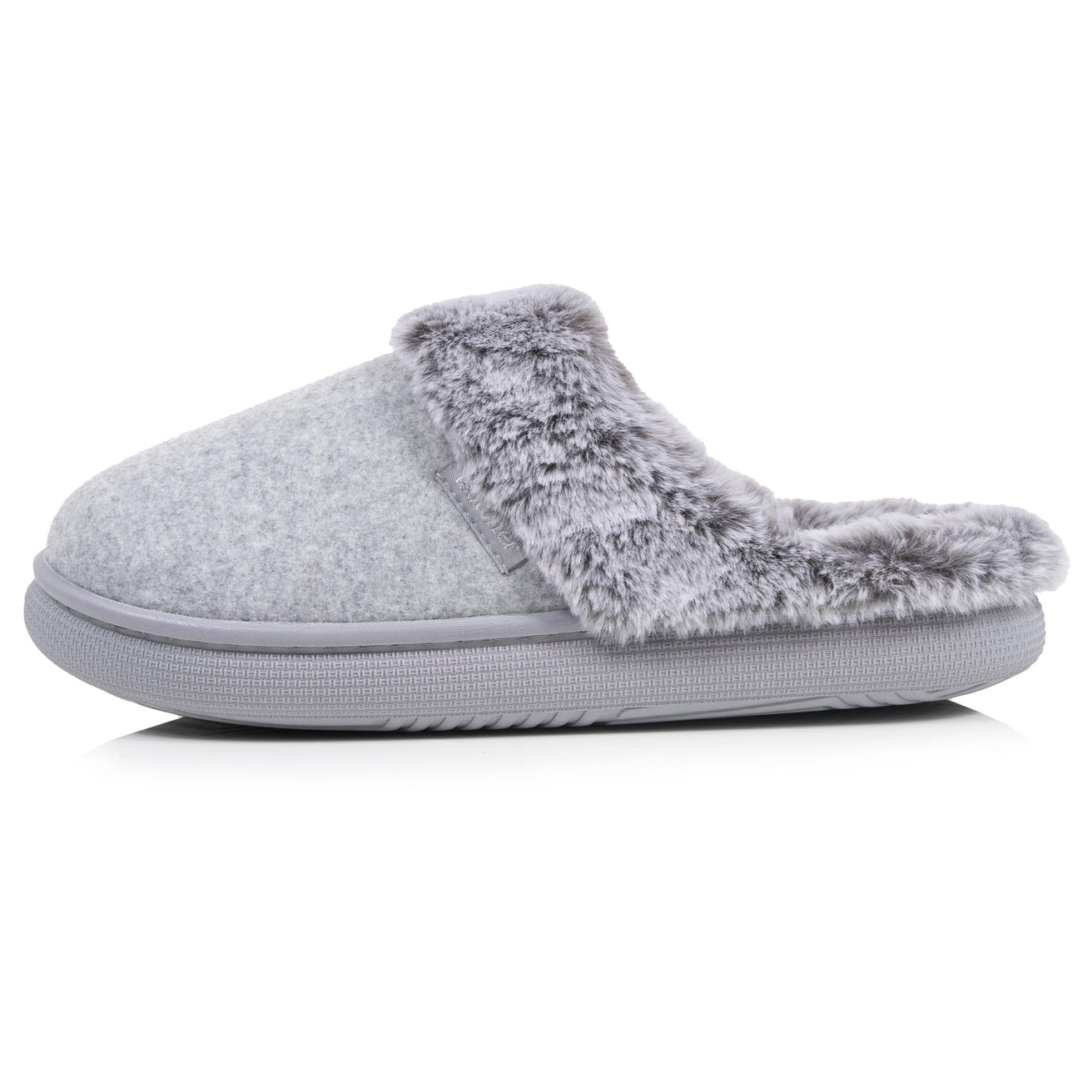 Chaussons Mules Femme BLOUP Gris Chiné