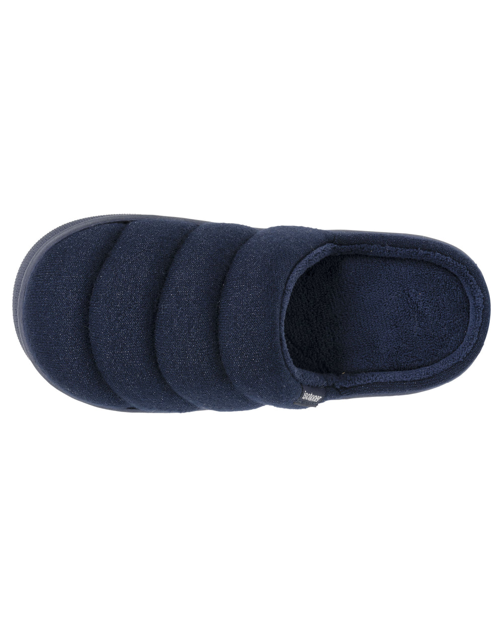 Chaussons Mules Femme BLOUP Marine pailleté - Isotoner