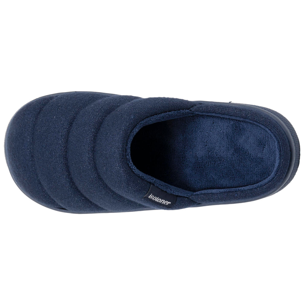 Chaussons Mules Femme BLOUP Marine pailleté - Isotoner