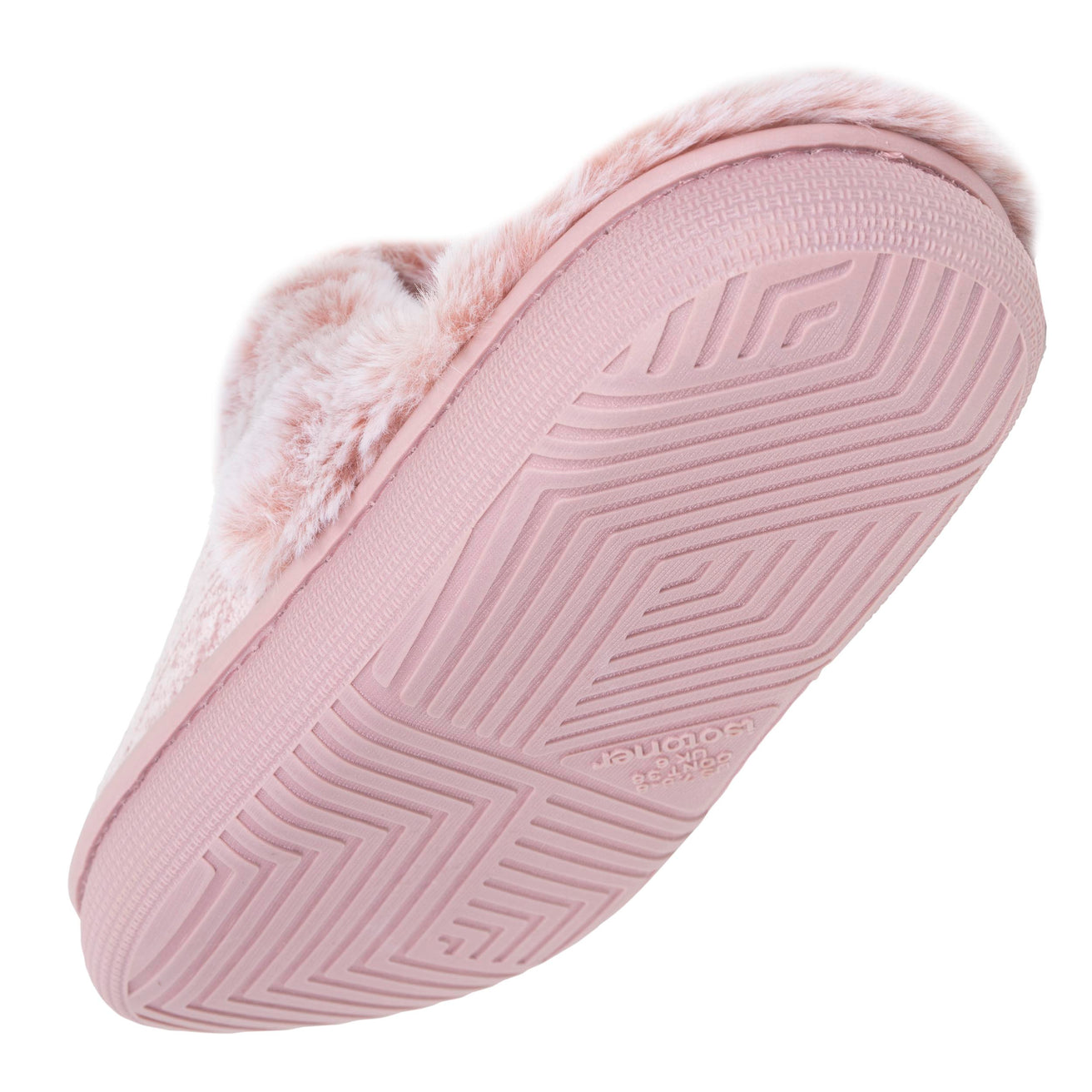Chaussons Mules Femme BLOUP maille Blush