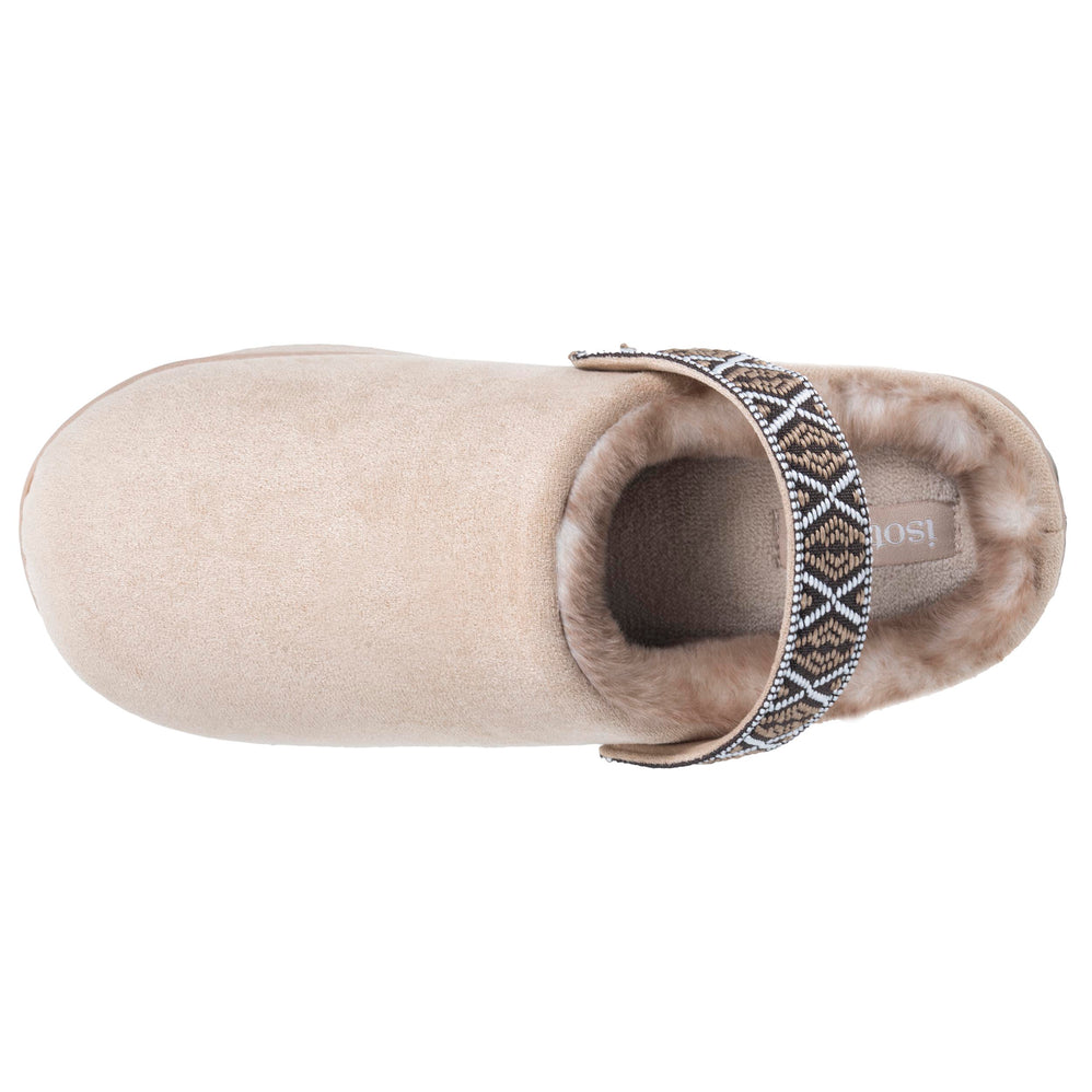 Zapatillas de casa Chinelas plataforma Mujer Beige - Isotoner